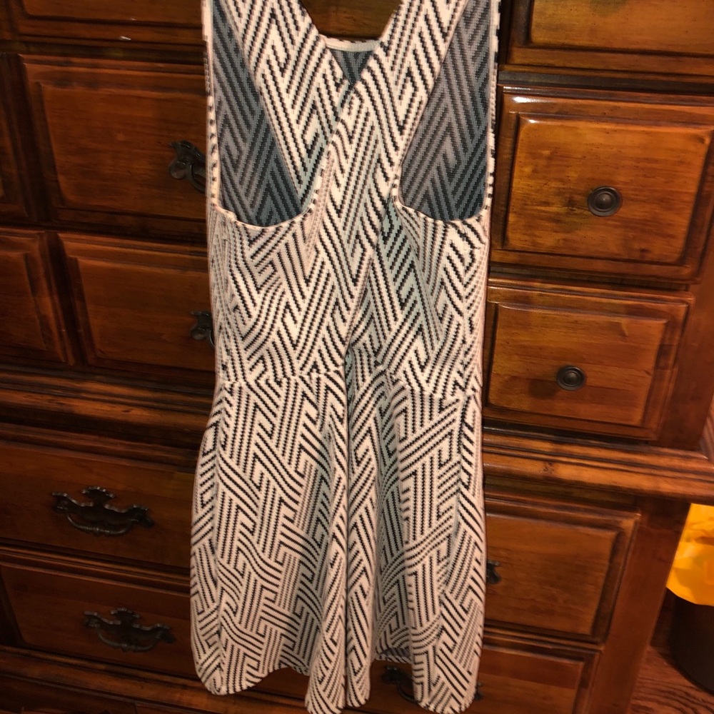 SKATER DRESS: cool design black and white